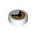 Tile 1 x 1 Round with Hooded Eye Print