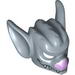 Minifig Mask Bat with Fangs and Purple Nose Print 