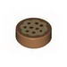 Tile Round 1 x 1 with Cookie Print