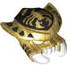 Minifig Mask Scorpion with White Fangs and Pincers, Black Spikes and Scorpion Emblem Print