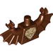 Torso Batman Bat with Tan Fur Print / Reddish Brown Arms with Wings / Reddish Brown Hands