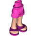 Friends Hips and Shorts, Light Flesh Legs and Dark Pink Shoes Print