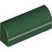 Brick 1 x 4 x 1 1/3 No Studs - Curved Top and Twin White Line Speed Stripe Print