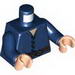 Torso Robe with Dark Brown Laces and Rope Belt Print / Dark Blue Arms / Light Flesh Hands