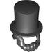 Minifig Stovepipe Hat with Beard [Lincoln]