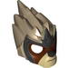 Minifigure Mask Chima Lion with Face and Lion Crest Print [Lavertus]