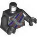 Torso Nindroid Armour with Red and Dark Purple Trim Print / Black Arms / Black Hands