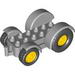 Набор LEGO Duplo Car Base 2 x 6 Tractor with Front and Rear Wheels and Mudguards, Светлый сине-серый