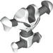Набор LEGO Torso Mechanical - General Grievous with White Armour Print, Темный сине-серый