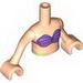 Torso Friends Dark Purple Shell Bikini Print / Light Flesh Arms and Hands