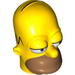 Набор LEGO Minifig Head Modified Simpsons Homer Simpson - Eyes Partially Open, Желтый