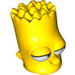 Набор LEGO Minifig Head Modified Simpsons Bart Simpson - Eyes Looking Left, Желтый