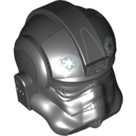 Набор LEGO Minifig Helmet with TIE Pilot Print, Темно-серый