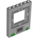 Panel 1 x 6 x 6 with Window and Grass, Grill and Reinforced Window Frame Print