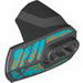 Hero Factory Armor with Ball Joint Socket - Size 4 with Medium Azure Stripes and Orange Spots Beast Scales Print