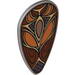 Shield - Ovoid with Mirkwood Elf Style Print