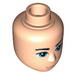 Minifig Head Modified Friends Male with Blue Eyes, Black Eyebrows (Disney Princess Eric)