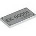 Набор LEGO Tile 2 x 4 [Exclusive 41999 License Plate], Белый