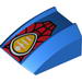 Slope Curved 2 x 2 Lip, No Studs with Spider-Man Logo Print