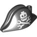 Minifig Hat Admiral with Robotic Jolly Roger Skull and Crossbones Print