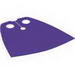 Minifig Cloth Cape - Standard with Dark Purple Print [One Side]