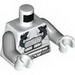 Torso Clone Pilot Flight Suit with Rebreather Print / Light Bluish Gray Arms / White Hands