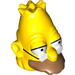 Набор LEGO Minifig Head Modified Simpsons Grandpa Simpson, Желтый
