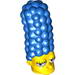 Набор LEGO Minifig Head Modified Simpsons Marge Simpson - Eyes Looking Right, Голубой