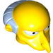Набор LEGO Minifig Head Modified Simpsons Mr. Burns, Желтый