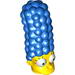 Набор LEGO Minifig Head Modified Simpsons Marge Simpson - Eyes Wide, Голубой