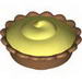 Pie with Light Yellow Cream Filling Pattern