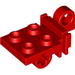 Plate Modified 2 x 2 with Pin Hole on Side and Axle Hole on Bottom