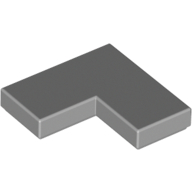 Набор LEGO Tile 2 x 2 Corner, Chrome Gold