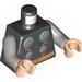 Torso Armor with Silver Circles and Gold Belt Print (Thor) / Light Bluish Gray Arms / Light Flesh Hands