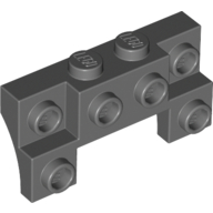 Набор LEGO Brick Special 2 x 4 - 1 x 4 with 2 Recessed Studs and Thin Side Arches, Темно-синий