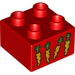 DUPLO BRICK 2X2 "NO 35"