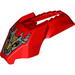 Набор LEGO Fly Wheel Fairing Wolf Streamlined Shape with Worriz Print (70149), Красный