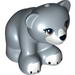 Bear Small with Hole in Top and Brown Eyes, White Paws and Mouth, Black Nose Print