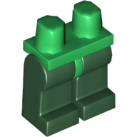Набор LEGO Hips and Dark Green Legs , Зеленый