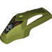 Набор LEGO Fly Wheel Fairing Crocodile Streamlined Shape with Cragger Print (70150), Оливковый