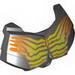 Hero Factory Chest Armor Small with Yellow and Orange Cracked Muscle Lines Print