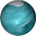Bionicle Zamor Sphere with Marbled White / Blue Pattern