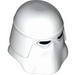 Minifig Helmet SW Snowtrooper with Black Eyeholes Print