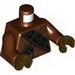 Torso SW Jawa with Dark Brown and Black Pouches and Straps Print / Reddish Brown Arms / Dark Brown Hands