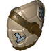 Набор LEGO Minifig Turtle Shell with Stud with Dark Brown Horizontal and Diagonal Belt with Words 'Mikey was Here!' and Silver Patches Print, Dark Tan