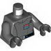 Torso SW Imperial Officer 5 Print / Dark Bluish Gray Arms / Black Hands 
