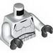 Torso SW Armor Stormtrooper, Detailed Armor Print without Shoulder Belts / White Arms / Black Hands