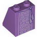 Slope 65В° 2 x 2 x 2 with Bottom Tube with Lavender Embroidered Skirt and Belt Print