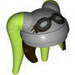Minifig Headdress SW Twi'lek with Goggles and Light Bluish Gray, Dark Brown Hera Syndulla Print