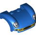 Vehicle Mudguard 3 x 4 x 1 2/3 Curved Fenders with Headlights, Grille and Yellow Front Print